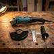 Угловая шлифмашина Makita GA6020C 1100 Вт болгарка сетевая 220 В диск 125 мм 11000 об/мин шлифмашина профессиональная M14 для резки металла камня пластика зачистка шлифовка ремонта строительства - изображение 4