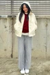 Широкие детские джинсы UNIQLO прямые 1161969165 (Серый 11-12) на рост 145-155 см - изображение 3