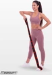 Эспандер ленточный EasyFit X-Large (XL) 90х5 см резинка с петлями для растяжки, фитнеса и тренировок EF-1684-R Красный (56003140) - изображение 6
