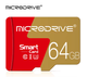 Карта памяти Micro SD MicroDrive 64Gb U3 A1 class 10 + SD адаптер - изображение 1