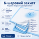 Одноразова пелюшка для тварин L 60×60 см, вбираюча пелюшка для собак і котів - зображення 2