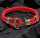 Чоловічий браслет з якорем Anchor Double Braided, браслет на удачу - зображення 2