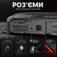 Пусковое устройство 3 в 1 для автомобиля 600 А, 9000 мА·ч - Jump Starter с компрессором, Power Bank и фонариком, 12 В - изображение 9