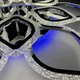 Люстра світлодіодна стельова LUMINARIA AZALIA RGB 150W 12R APP 815х110 CHROME/ICE 220V IP20, LED світильник з пультом ДУ - зображення 5
