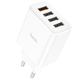 Мережевий зарядний пристрій HOCO C102A Fuerza QC3.0, 4 USB, White - изображение 1