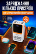Повербанк умб 58000 mah 22.5w з швидкою зарядкою pd і вбудованими кабелями type c lightning Andowl power bank Q-TD88 павербанк для телефону планшета айпада пристроїв powerbank зовнішній портативний акумулятор повербанки великої ємності білий - зображення 5