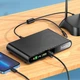 ДБЖ для роутера HOCO DB63 10000mAh Cool Zinc emergency |DC: 5V/9V/12V, POE: 15V/24V; USB: 5V/2.4A, 17W| Black - зображення 8