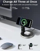 Беспроводное зарядное устройство UGREEN MagFlow Pro Qi2.2 25W 2 in 1 Magnetic с TEC-охлаждением, кулером и дисплеем - изображение 8