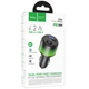 FM-трансмітер модулятор Hoco E166 Path (USB/Type-C 42W Bluetooth V6.0) Багатофункціональний зарядний пристрій LED-дисплей Чорний - зображення 2