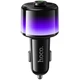 FM-трансмітер модулятор Hoco E166 Path (USB/Type-C 42W Bluetooth V6.0) Багатофункціональний зарядний пристрій LED-дисплей Чорний - зображення 5