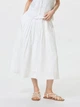 Юбка миди летняя женская Uniqlo 409014594 XL Белая (1161549102) - изображение 1
