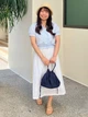 Юбка миди летняя женская Uniqlo 409014594 XL Белая (1161549102) - изображение 8