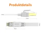 Мережеві кабелі Ercielook Cat 8 Ethernet RJ45 40 Гбіт/с, 0,25 м, 2 шт - зображення 4