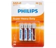 Батарейки Philips LR03A4B/10 AAA, 1,5 В, 4 шт., алкалінові, блістер - изображение 1