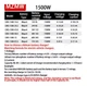 Потужний зарядний пристрій MZMW 24V, 50A CC/CV (28-29.2V / 0-51A) LiFePO4, Li-ion / NMC, AGM, Gel - изображение 5