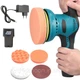 Аккумуляторная полировальная машинка 12V с насадками, POLISHING MACHINE LY-329 / Полировочная машинка для авто - изображение 1