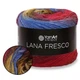 Пряжа YarnArt Lana Fresco, Фейерверк №8108 - 100 г / 380 м, секционная шерстяная пряжа для шалей, бактусов, свитеров и аксессуаров - изображение 1
