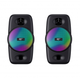 Комп'ютерні колонки HAVIT HV-SK213 2.0 USB/AUX RGB 6 Вт чорні - зображення 1