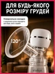 Молокоотсос электрический портативный беспроводной аккумуляторный мощный ультратихий с аккумулятором молокоотсосы стимуляция лактации молокоотсос беспроводной с бутылкой для кормления Siskis - изображение 2