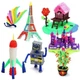 Детская 3D ручка для рисования с дисплеем, трафареты, стержни, 3DPEN-3, Голубой / 3д ручка для создания объемных моделей - изображение 2