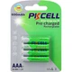 Акумулятор AAA 600mAh, 1.2V Ni-MH, RTU rechargeable battery, PKCELL, 4pcs/card - изображение 1