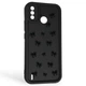 Чехол силиконовый Soft Touch с 3D принтом для Tecno Spark 6 Go (KE5) черный (Полная защита камеры) - изображение 1