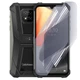 Плёнка гидрогелевая для Ulefone Armor 8 Pro глянцевая противоударная на прозрачная (надёжная защита экрана) - изображение 1
