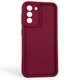 Чехол силиконовый Soft Touch для Samsung Galaxy S21 бордовый (Полная защита камеры) - изображение 1
