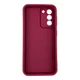 Чехол силиконовый Soft Touch для Samsung Galaxy S21 бордовый (Полная защита камеры) - изображение 2