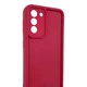Чехол силиконовый Soft Touch для Samsung Galaxy S21 бордовый (Полная защита камеры) - изображение 3