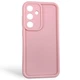 Чехол силиконовый Soft Touch для Samsung Galaxy S24 розовый (Полная защита камеры) - изображение 1