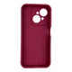 Чехол силиконовый Soft Touch для Tecno Spark Go 2025 бордовый (Полная защита камеры) - изображение 2