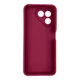 Чехол силиконовый Soft Touch для Tecno Pova 7 (LJ7 ) бордовый (Полная защита камеры) - изображение 2