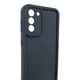 Чехол силиконовый Soft Touch для Samsung Galaxy S21 черный (Полная защита камеры) - изображение 3