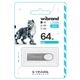 Флеш-накопичувач Wibrand USB 2.0 Irbis 64Gb Silver - изображение 2