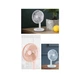 Вентилятор Jisulife (Desktop small fan 01 Pink) - изображение 5