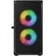 Корпус LogicConcept PORTOS MESH+GLASS ARGB fans 3x120mm BLACK без БЖ mATX (AM-PORTOS-10-0000000-0002) - зображення 3