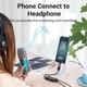 Звукова карта USB AUX jack, 3*TRS (Mic + Ear) 0.15m Volume Control чорна (CDRBB) - изображение 7