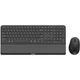 Комплект бездротовий Philips 6000 (клавіатура + мишка) Slim UA, 2,4 ГГц/Bluetooth чорний (SPT6607B/00) - изображение 1