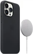 Чехол Leather Case with MagSafe для Apple Iphone 13 Pro Max (6.7") Midnight Black кожаный противоударный - изображение 1