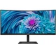 TFT 34" Philips 346E2CUAE, WQHD, VA, вигнутий, HDMI, DP, USB-С, HAS, колонки, чорний (346E2CUAE/00) - зображення 1