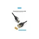 Патч-корд 0.5m UTP cat 6A RJ-45 slim black Vention (IBIBD) - зображення 6