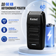 Электробритва Kemei KM-1102 аккумуляторная мужская с двойной сеткой, USB зарядкой и триммером - изображение 8