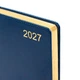 Щоденник діловий Leo Planner City A5 датований 2027 твердий синій 368 сторінок (252752) - изображение 3
