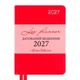 Щоденник діловий Leo Planner City А6 датований 2027 твердий червоний 352 сторінки (252762) - изображение 1