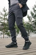 Мужские зимние штаны Softshell на флисе утепленные водостойкие Софтшелл Intruder XL Серые - изображение 3