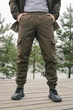 Мужские зимние штаны Softshell на флисе утепленные водостойкие Софтшелл Intruder 5XL Хаки - изображение 3