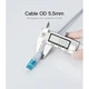 Патч-корд Cat.5E UTP Patch Cable 0.75M Blue Vention (VAP-A10-S075) - зображення 2