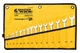 Ключі комбіновані MASTERTOOL COLD FORGED набір 15 шт (6–19/22 мм) 31CrV3 DIN 3113 у чохлі 72-1115 - зображення 1