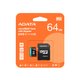 Карта пам'яті microSDXC (UHS-1 U3) A-DATA Premier Pro 64Gb Class 10 V30S A2 (R-100Mb/s W85Mb/s) (adapter SD) (AUSDX64GUI3V30SA2-RA1) - зображення 3